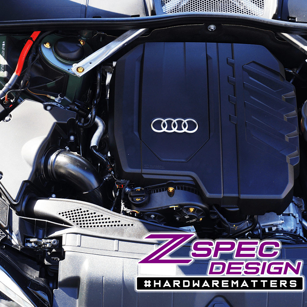 ZSPEC "Stage 2" Dress Up Bolts® Fastener Kit for '18-23+ Audi A5 8W6 2.0L, Titanium - ZSPEC Design LLC - Hardware Fasteners - 8w6, a5, a5 8w6, audi, Fastener Kit, stage 2 - zspecdesign.com