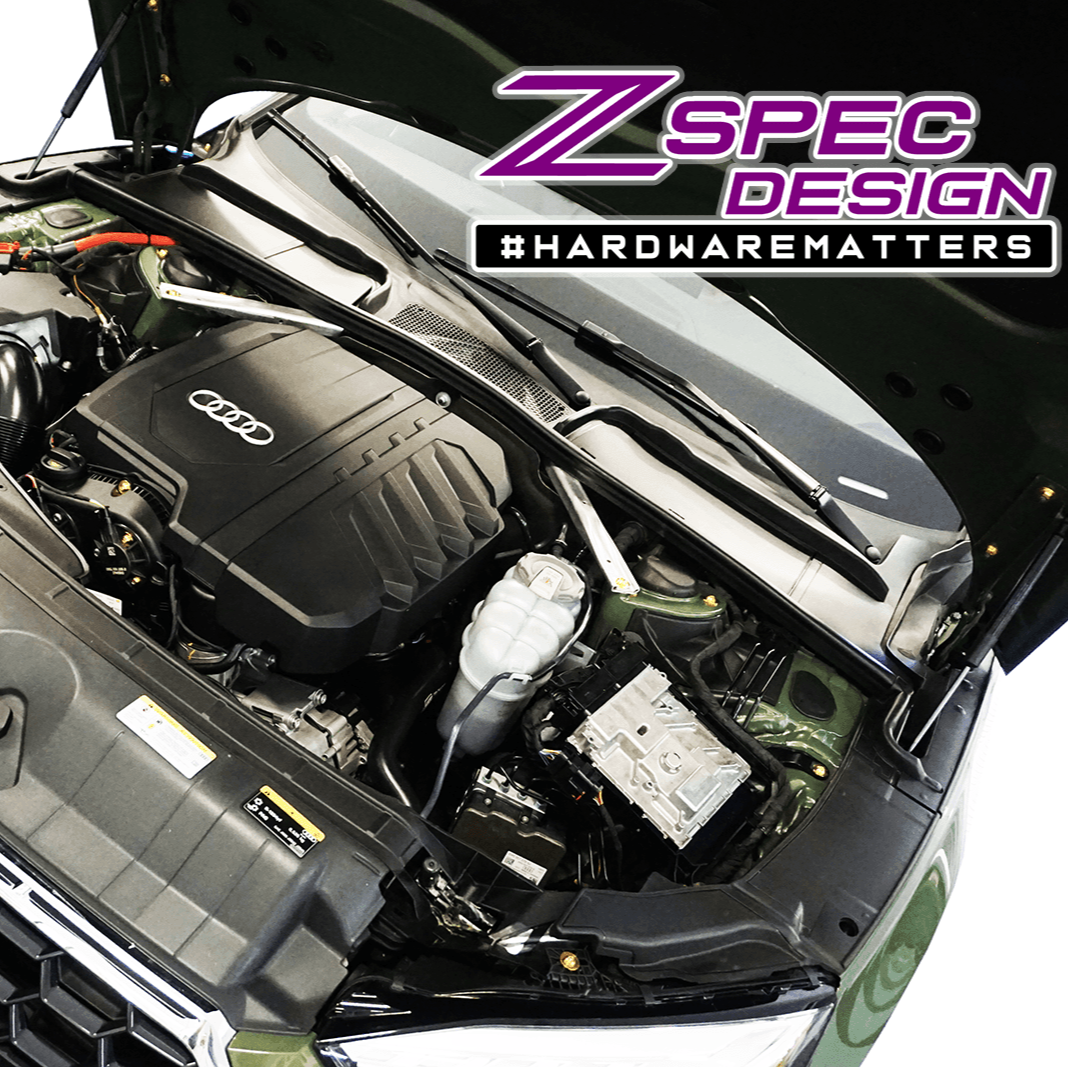 ZSPEC "Stage 2" Dress Up Bolts® Fastener Kit for '18-23+ Audi A5 8W6 2.0L, Titanium - ZSPEC Design LLC - Hardware Fasteners - 8w6, a5, a5 8w6, audi, Fastener Kit, stage 2 - zspecdesign.com