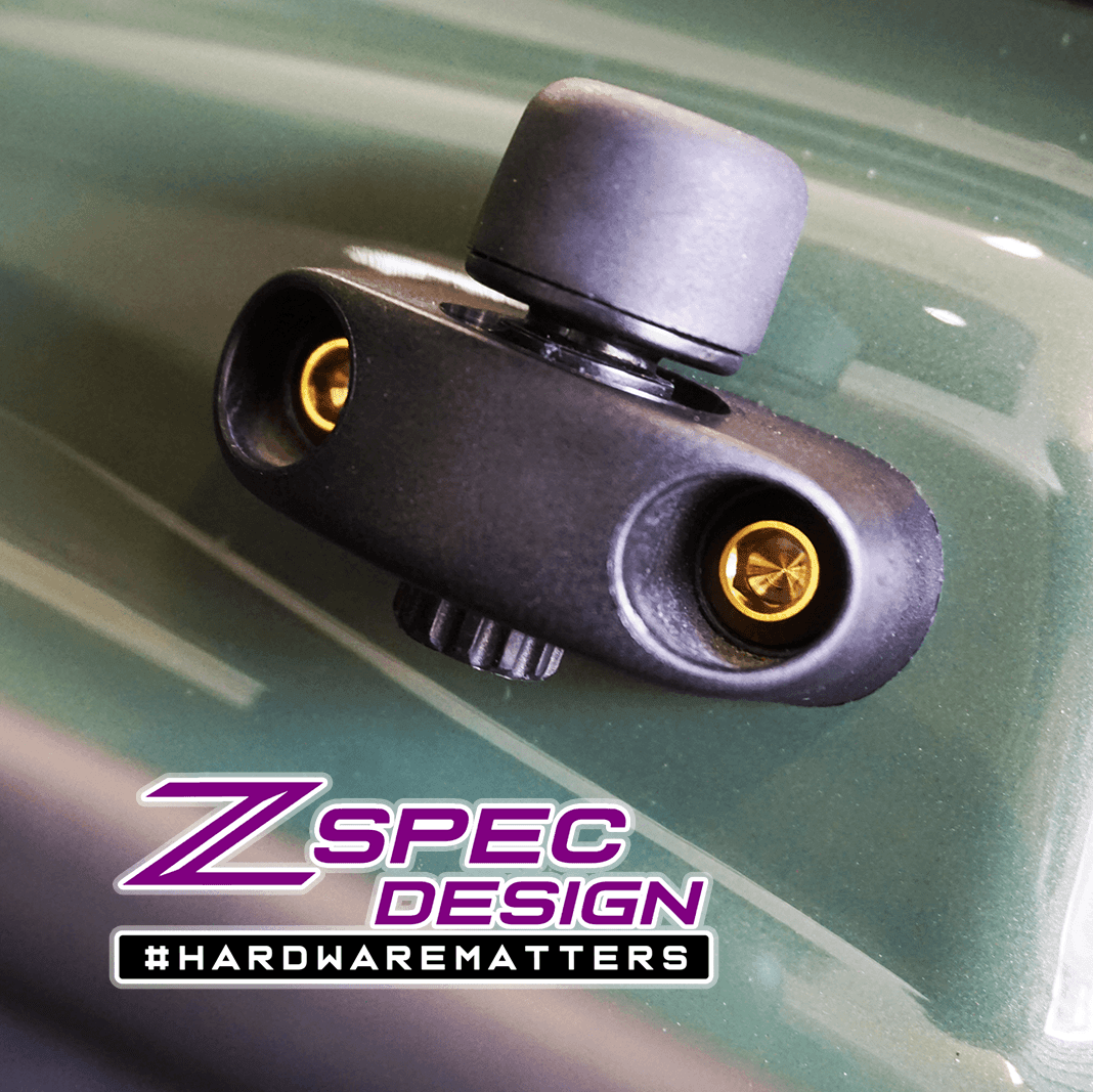 ZSPEC Dress Up Bolts® Trunk-Area Fastener Kit for '18-23+ Audi A5 8W6 2.0L, Titanium - ZSPEC Design LLC - Hardware Fasteners - 8w6, a5, a5 8w6, audi, Fastener Kit, stage 3 - zspecdesign.com