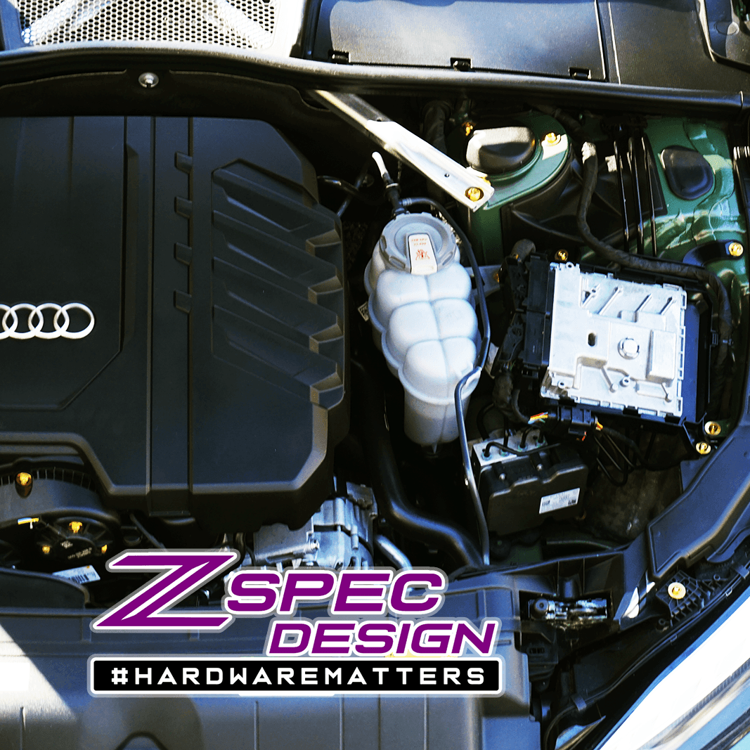 ZSPEC "Stage 2" Dress Up Bolts® Fastener Kit for '18-23+ Audi A5 8W6 2.0L, Titanium - ZSPEC Design LLC - Hardware Fasteners - 8w6, a5, a5 8w6, audi, Fastener Kit, stage 2 - zspecdesign.com
