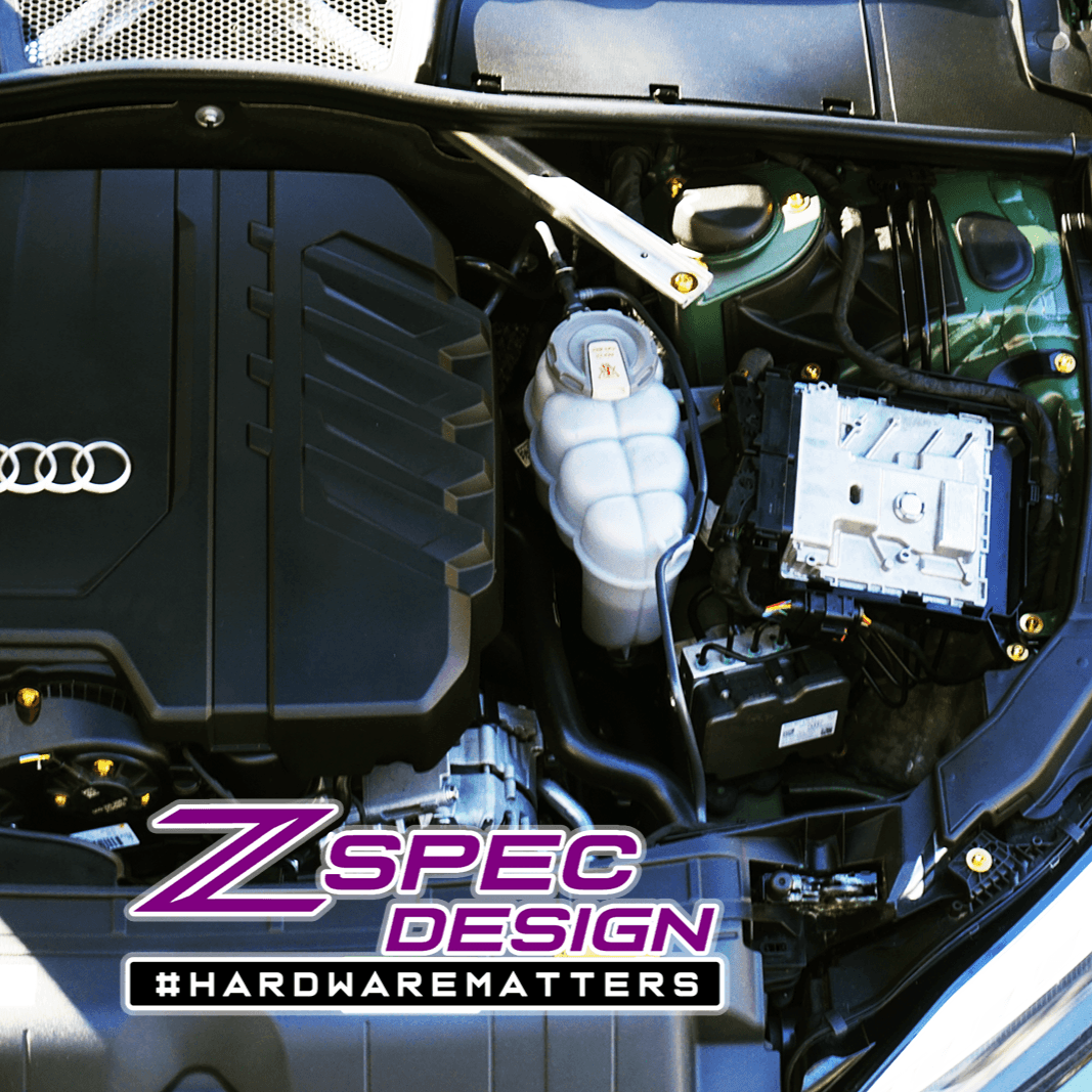 ZSPEC "Stage 1" Dress Up Bolts® Fastener Kit for '18-23+ Audi A5 8W6 2.0L, Titanium - ZSPEC Design LLC - Hardware Fasteners - 8w6, a5, a5 8w6, audi, Fastener Kit, stage 1 - zspecdesign.com