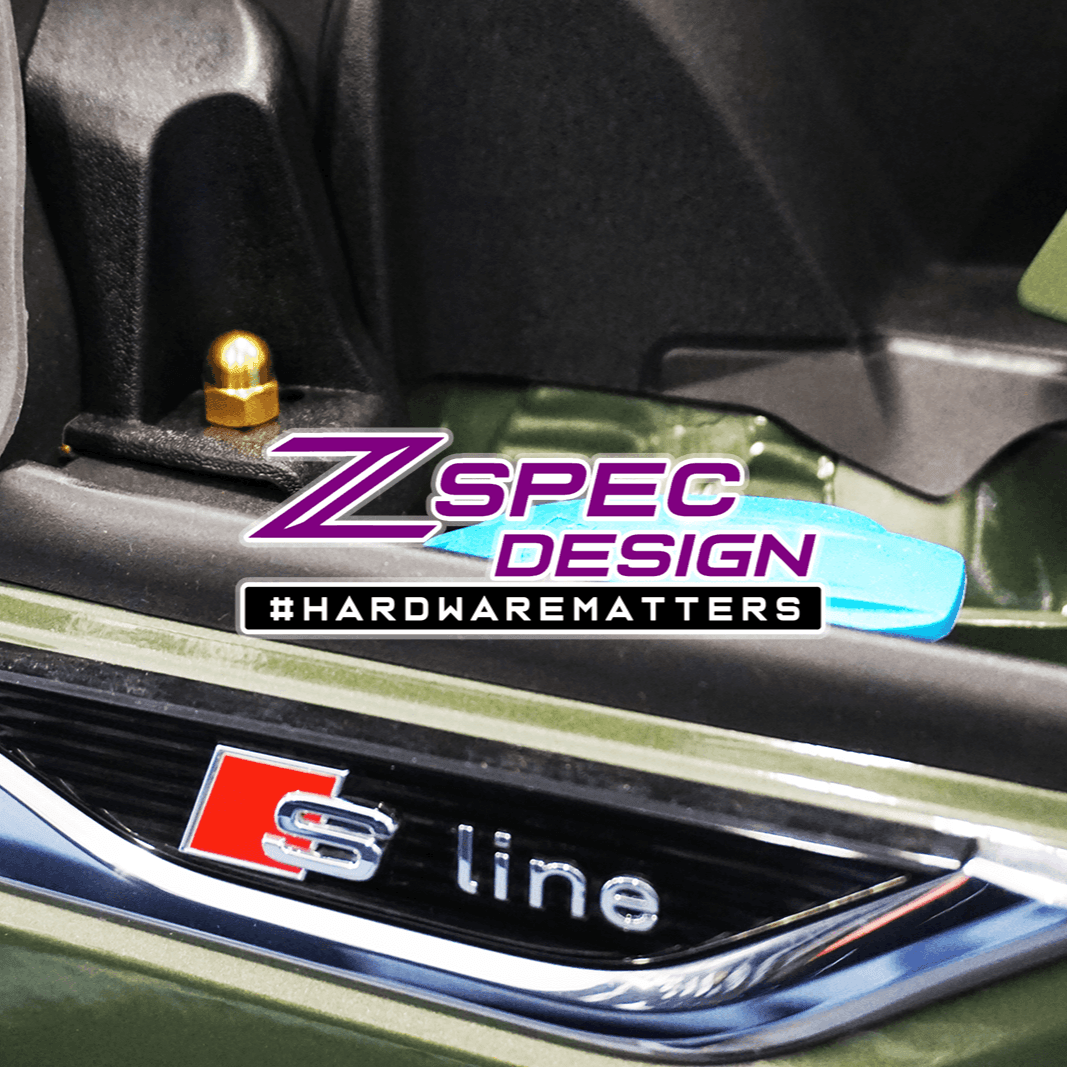 ZSPEC "Stage 1" Dress Up Bolts® Fastener Kit for '18-23+ Audi A5 8W6 2.0L, Titanium - ZSPEC Design LLC - Hardware Fasteners - 8w6, a5, a5 8w6, audi, Fastener Kit, stage 1 - zspecdesign.com