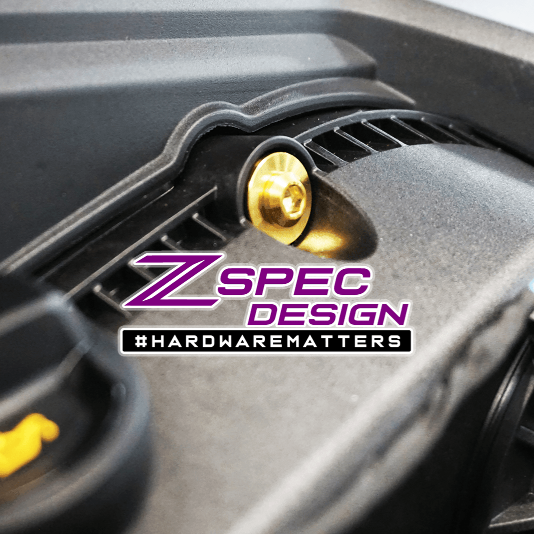 ZSPEC "Stage 2" Dress Up Bolts® Fastener Kit for '18-23+ Audi A5 8W6 2.0L, Titanium - ZSPEC Design LLC - Hardware Fasteners - 8w6, a5, a5 8w6, audi, Fastener Kit, stage 2 - zspecdesign.com