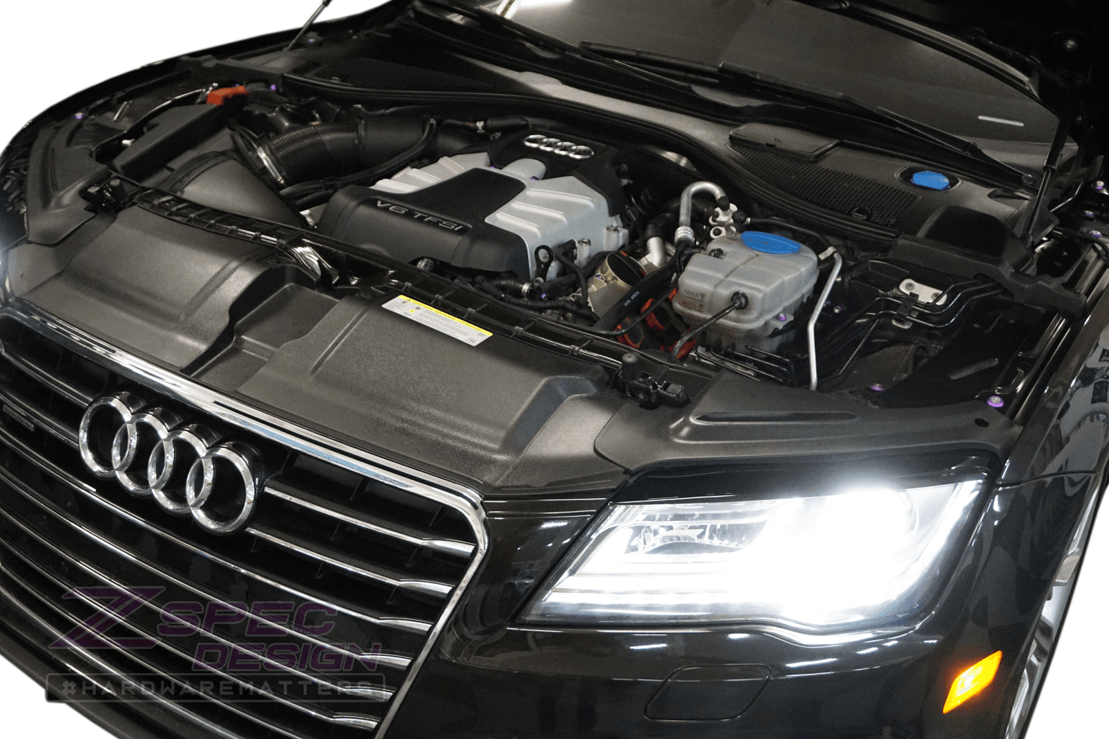 ZSPEC "Stage 1" Dress Up Bolts® Fastener Kit for '12-18 Audi A7 4G8 3.0L, Stainless & Billet - ZSPEC Design LLC - Hardware Fasteners - 4g8, a7, a7 4g8, audi, Fastener Kit, stage 1 - zspecdesign.com