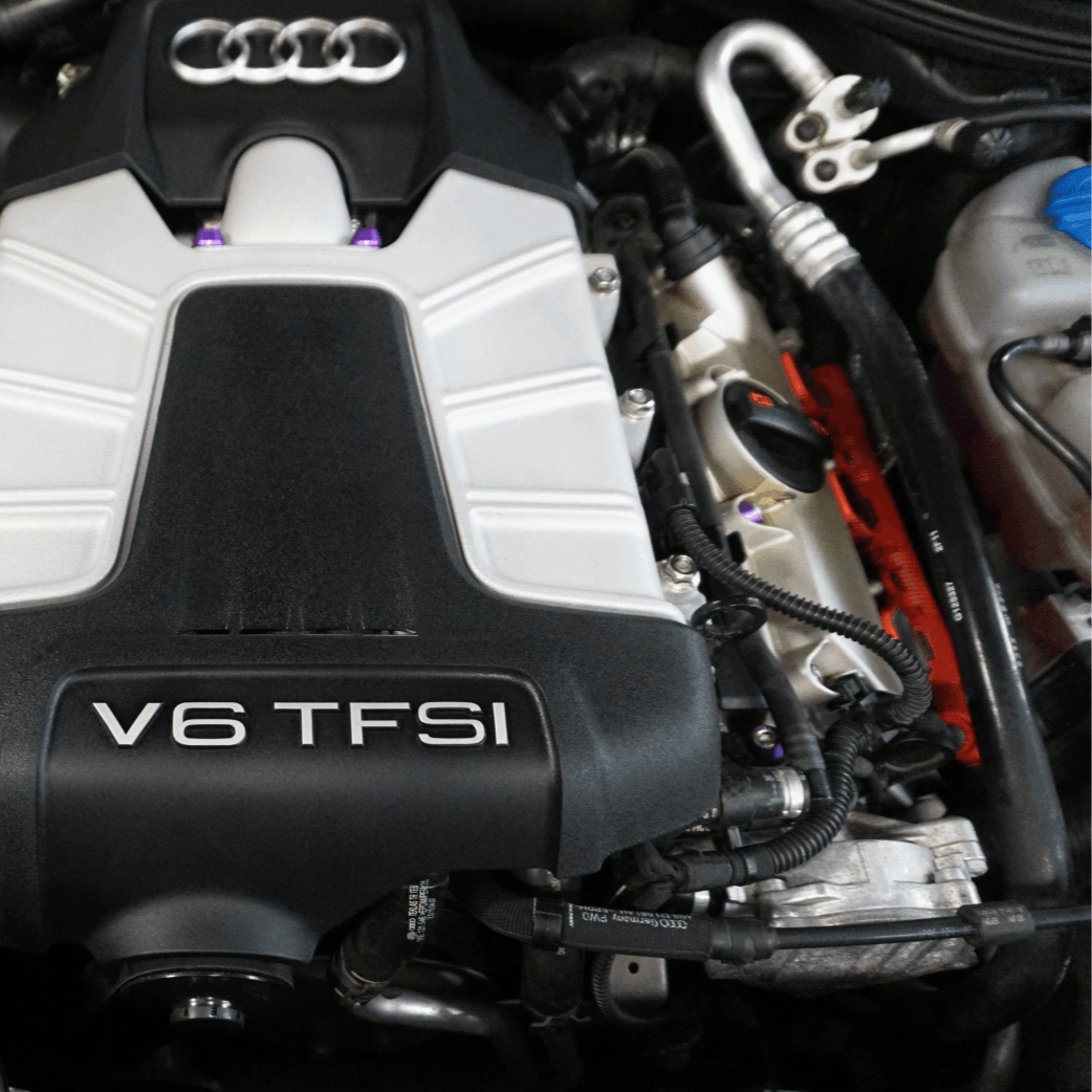 ZSPEC "Stage 2" Dress Up Bolts® Fastener Kit for '12-18 Audi A7 4G8 3.0L, Stainless & Billet - ZSPEC Design LLC - Hardware Fasteners - 4g8, a7, a7 4g8, audi, Fastener Kit, stage 2 - zspecdesign.com