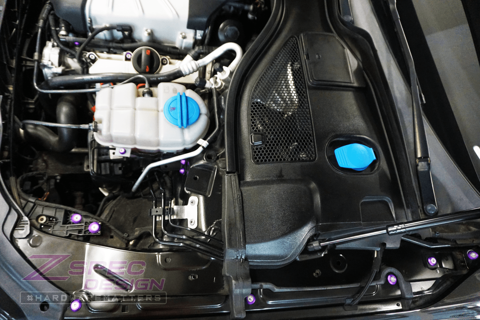 ZSPEC "Stage 2" Dress Up Bolts® Fastener Kit for '12-18 Audi A7 4G8 3.0L, Stainless & Billet Engine Bay Trunk Upgrade Performance Hardware Down Up Rock Star Valve Cover Plenum