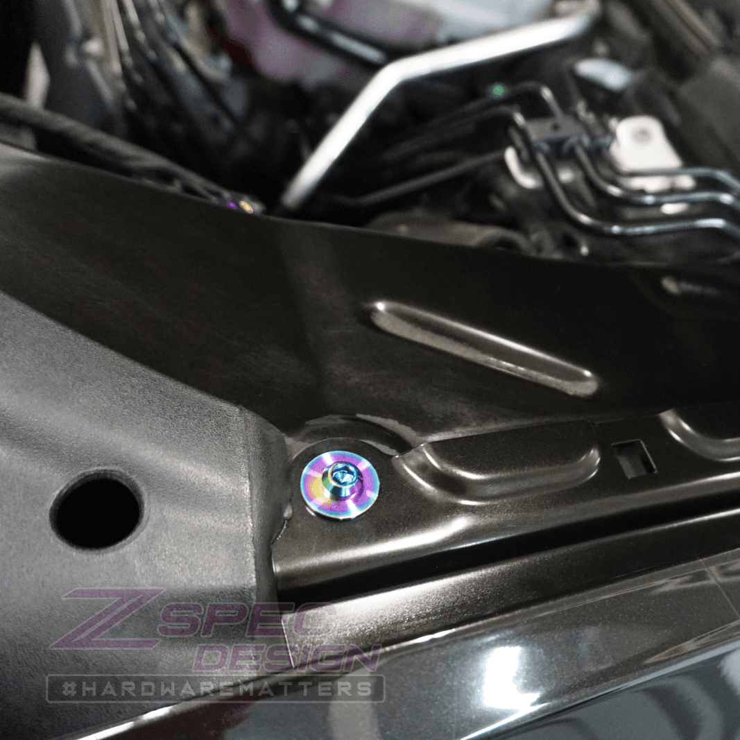 ZSPEC "Stage 1" Dress Up Bolts® Fastener Kit for '12-18 Audi A7 4G8 3.0L, Titanium - ZSPEC Design LLC - Hardware Fasteners - 4g8, a7, a7 4g8, audi, Fastener Kit, stage 1 - zspecdesign.com