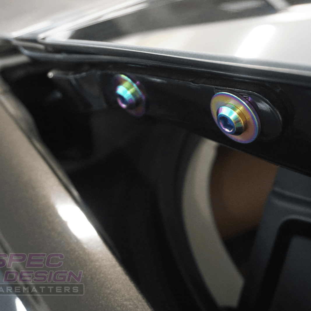 ZSPEC Dress Up Bolts® Trunk Fastener Kit for '12-18 Audi A7 4G8 3.0L, Titanium - ZSPEC Design LLC - Hardware Fasteners - 4g8, a7, a7 4g8, audi, Fastener Kit - zspecdesign.com