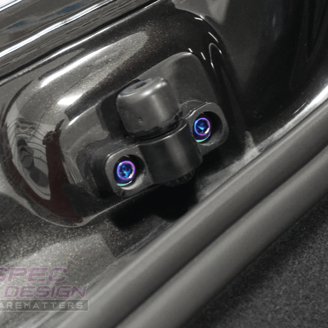 ZSPEC Dress Up Bolts® Trunk Fastener Kit for '12-18 Audi A7 4G8 3.0L, Titanium - ZSPEC Design LLC - Hardware Fasteners - 4g8, a7, a7 4g8, audi, Fastener Kit - zspecdesign.com