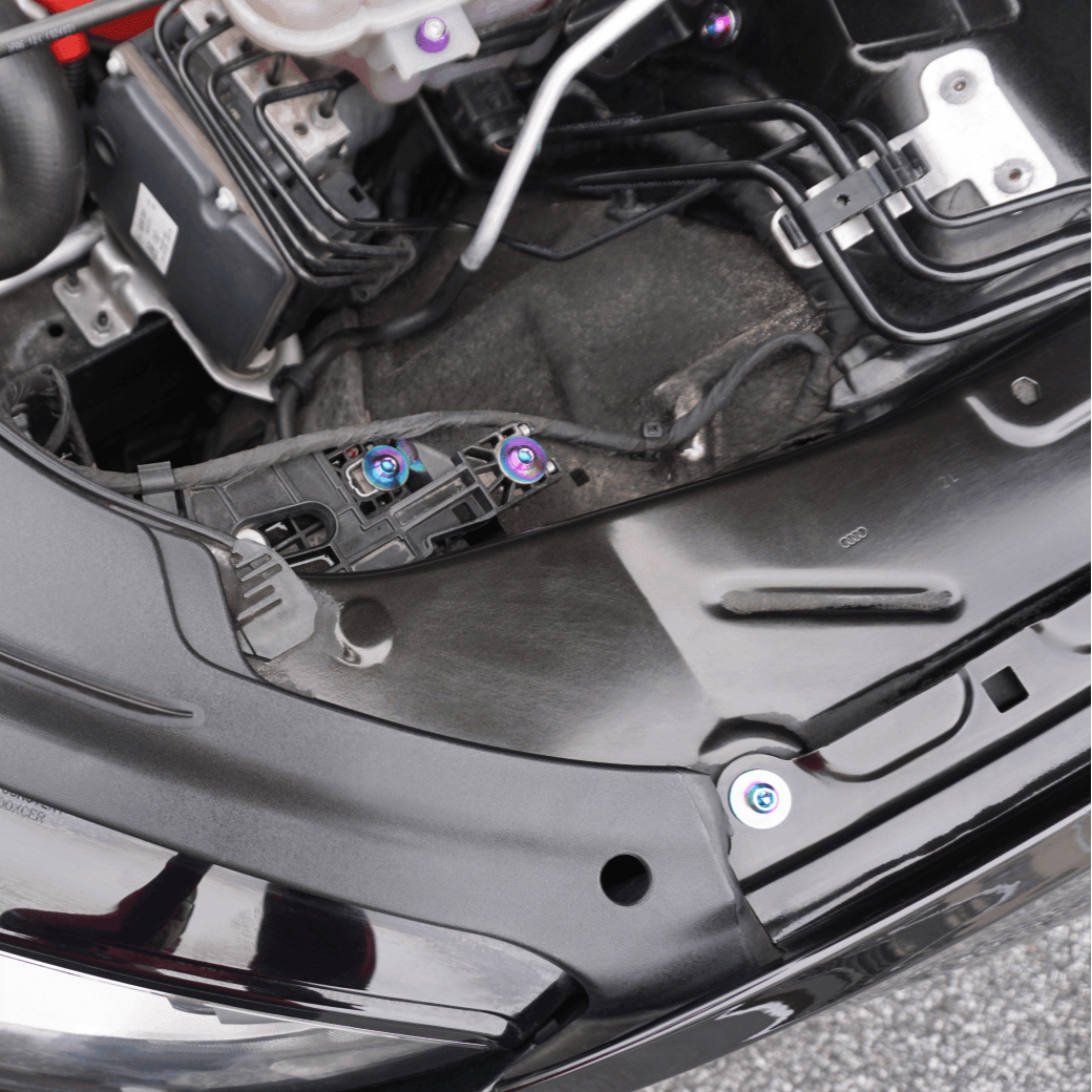 ZSPEC "Stage 1" Dress Up Bolts® Fastener Kit for '12-18 Audi A7 4G8 3.0L, Titanium - ZSPEC Design LLC - Hardware Fasteners - 4g8, a7, a7 4g8, audi, Fastener Kit, stage 1 - zspecdesign.com