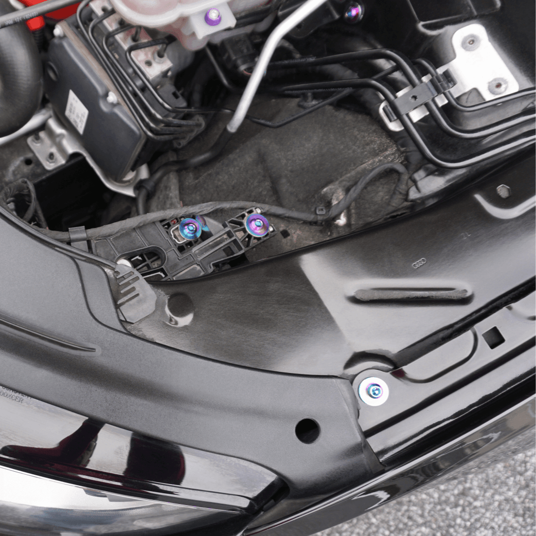 ZSPEC "Stage 1" Dress Up Bolts® Fastener Kit for '12-18 Audi A7 4G8 3.0L, Titanium - ZSPEC Design LLC - Hardware Fasteners - 4g8, a7, a7 4g8, audi, Fastener Kit, stage 1 - zspecdesign.com