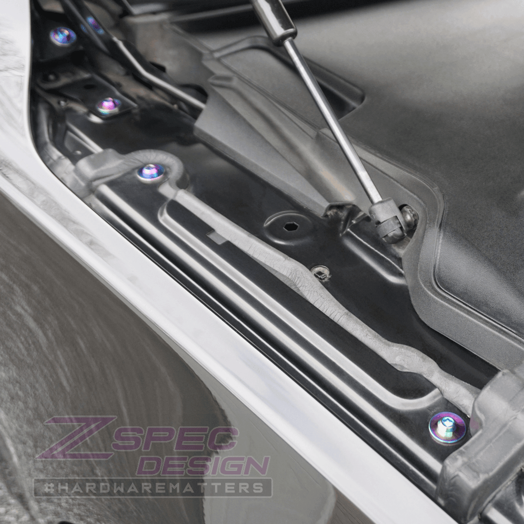 ZSPEC "Stage 1" Dress Up Bolts® Fastener Kit for '12-18 Audi A7 4G8 3.0L, Titanium - ZSPEC Design LLC - Hardware Fasteners - 4g8, a7, a7 4g8, audi, Fastener Kit, stage 1 - zspecdesign.com