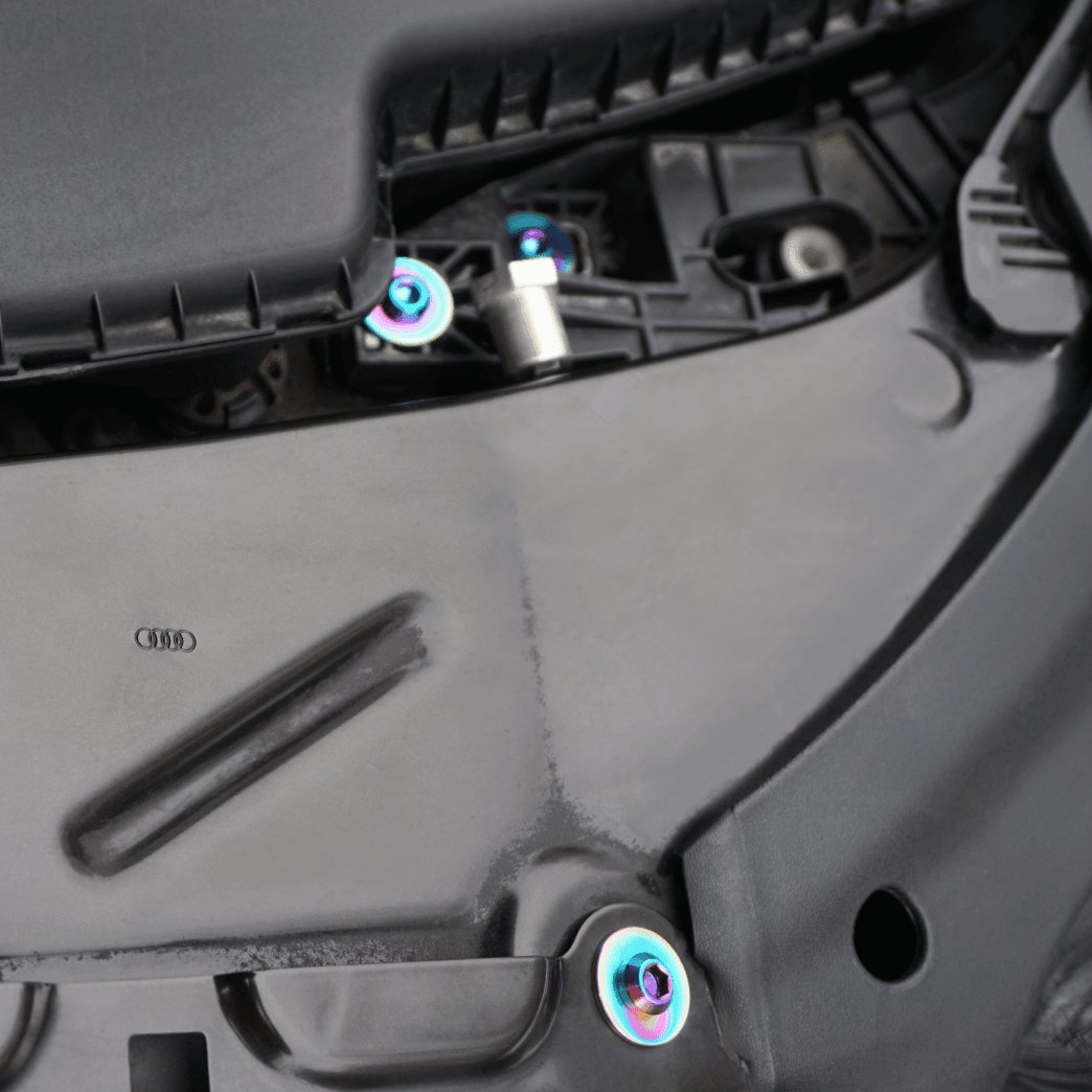 ZSPEC "Stage 2" Dress Up Bolts® Fastener Kit for '12-18 Audi A7 4G8 3.0L, Titanium - ZSPEC Design LLC - Hardware Fasteners - 4g8, a7, a7 4g8, audi, Fastener Kit, stage 2 - zspecdesign.com