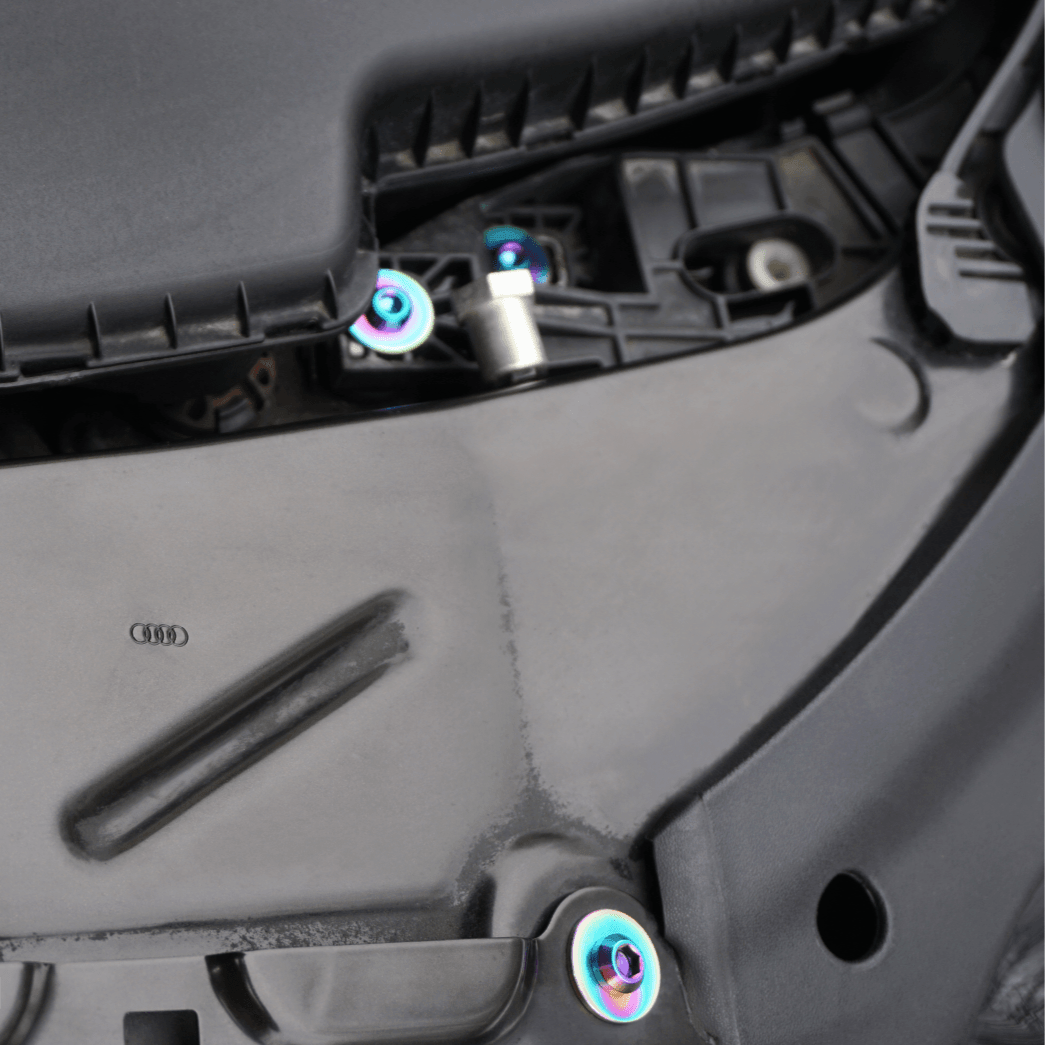 ZSPEC "Stage 1" Dress Up Bolts® Fastener Kit for '12-18 Audi A7 4G8 3.0L, Titanium - ZSPEC Design LLC - Hardware Fasteners - 4g8, a7, a7 4g8, audi, Fastener Kit, stage 1 - zspecdesign.com