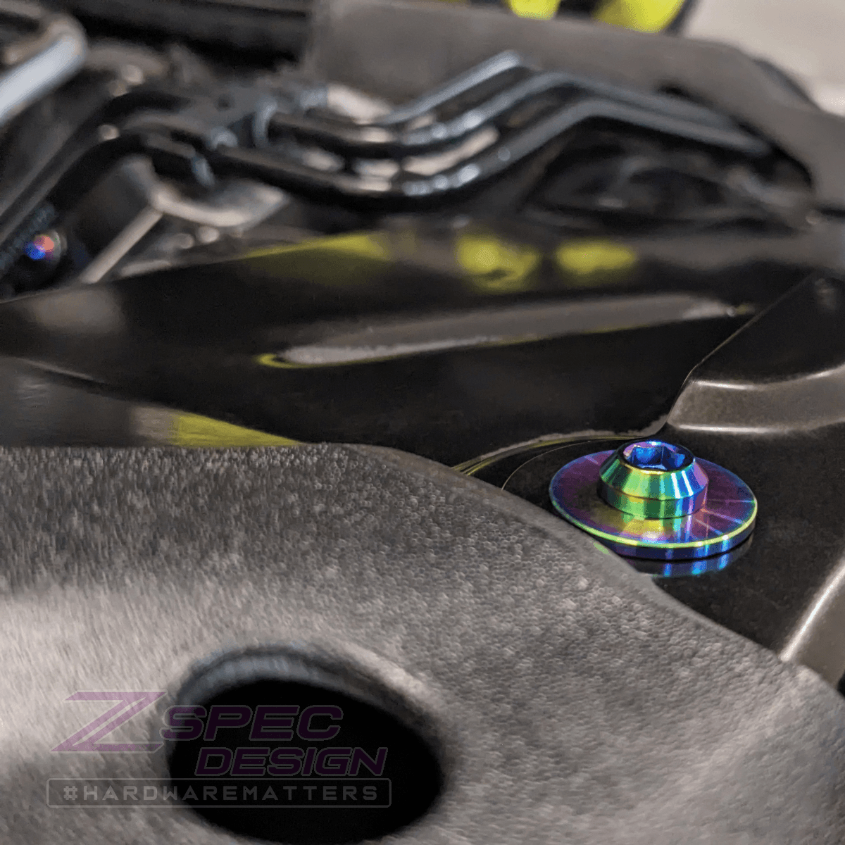 ZSPEC "Stage 1" Dress Up Bolts® Fastener Kit for '12-18 Audi A7 4G8 3.0L, Titanium - ZSPEC Design LLC - Hardware Fasteners - 4g8, a7, a7 4g8, audi, Fastener Kit, stage 1 - zspecdesign.com
