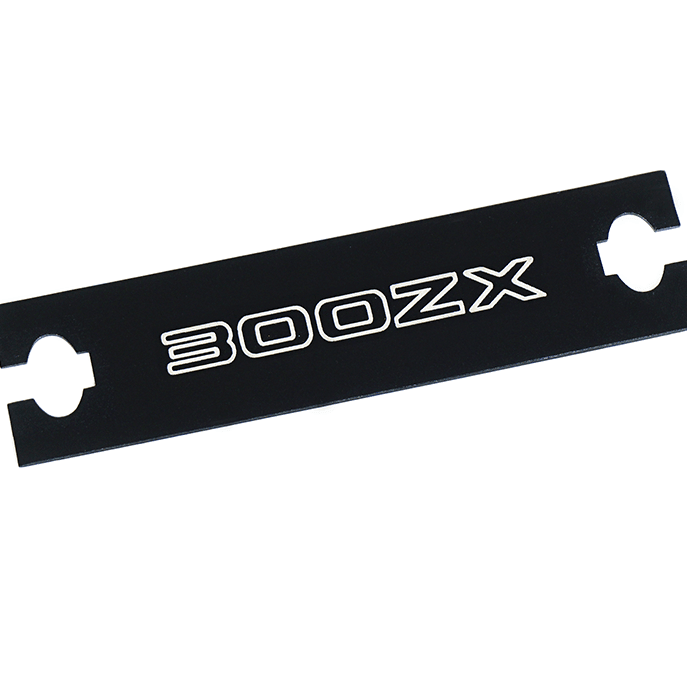 ZSPEC Clock Hole-Cover Plate for '90-99 Nissan 300zx Z32 Stereo Bezels, Laser-Etched - ZSPEC Design LLC - Hardware Fasteners - 300zx, accessory, cap, clock, nissan, stereo, z32 - zspecdesign.com