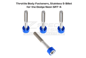 ZSPEC Dress Up Bolts® Throttle Body Fasteners for '03-05 Dodge Neon SRT-4, Stainless/Billet Hardware Dress Up Bolts Fasteners Washers Red Blue Purple Gold Burned Black Beauty, Car Show, Engine Bay Upgrade Performance