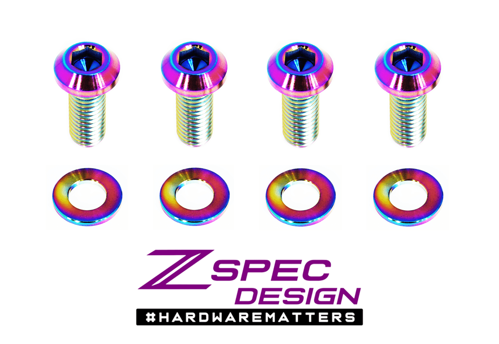 Hood Dress Up Bolts(TM)/Fastener Kit for Nissan Z32 300zx, Titanium by ZSPEC Dress Up Bolts Hardware Grade5 GR5 Burned Black Red Blue Silver Gold Purple NISMO