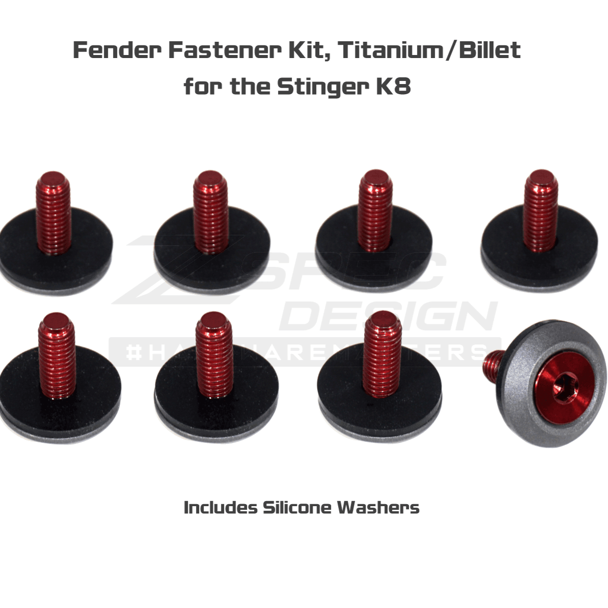 ZSPEC "Stage 3" Dress Up Bolts® Fastener Kit for '18+ Stinger GT, Titanium & Billet - ZSPEC Design LLC - Hardware Fasteners - Fastener Kit, gt, stage 3, stinger, titanium - zspecdesign.com