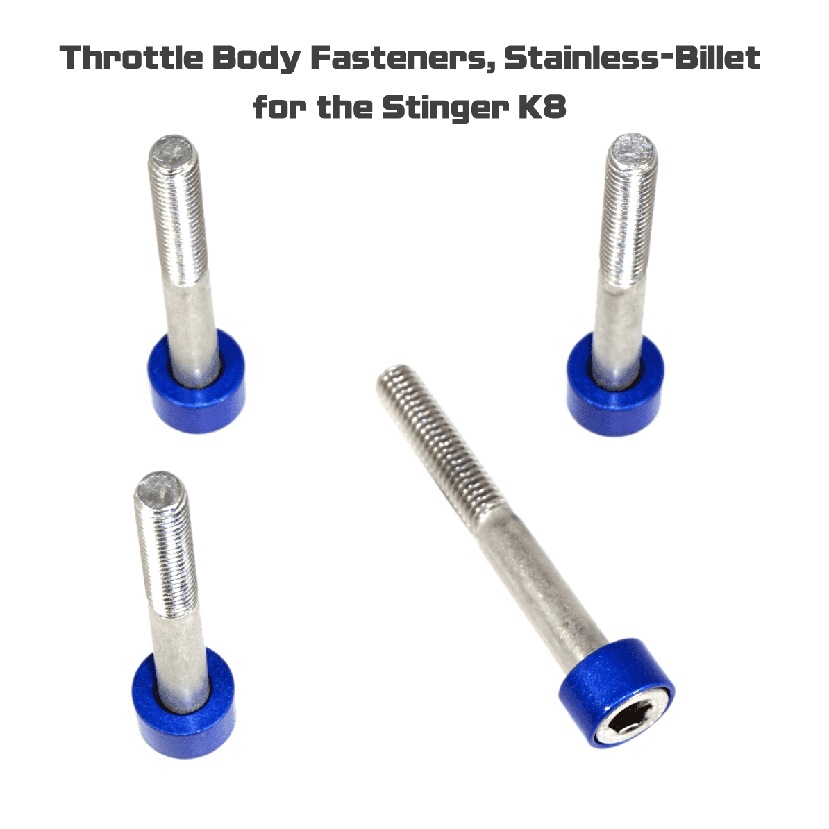 ZSPEC Throttle Body Fastener Kit for '18+ Stinger GT, Stainless & Billet - ZSPEC Design LLC - Hardware Fasteners - Fastener Kit, kia, stinger - zspecdesign.com