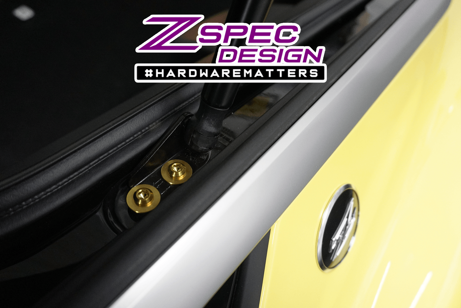 Hatch Struts Fastener Kit, Titanium, for '23+ Nissan Z RZ34 - ZSPEC Design LLC - Motor Vehicle Engine Parts - 400z, Fastener Kit, nissan, nissanz, RZ34, titanium, z34 s2, z34s2 - 