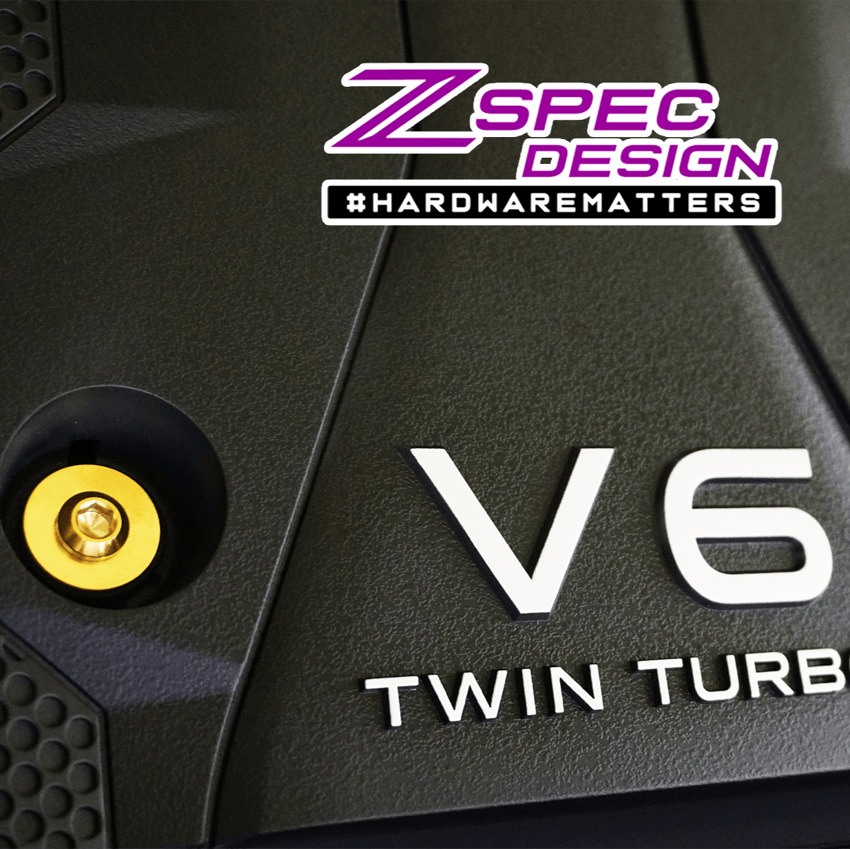 "Stage 1" All-Titanium Dress-Up Bolts(TM) Kit for Nissan Z RZ34 by ZSPEC - ZSPEC Design LLC - Hardware Fasteners - 400z, Fastener Kit, nissan, nissan z, RZ34, titanium - 