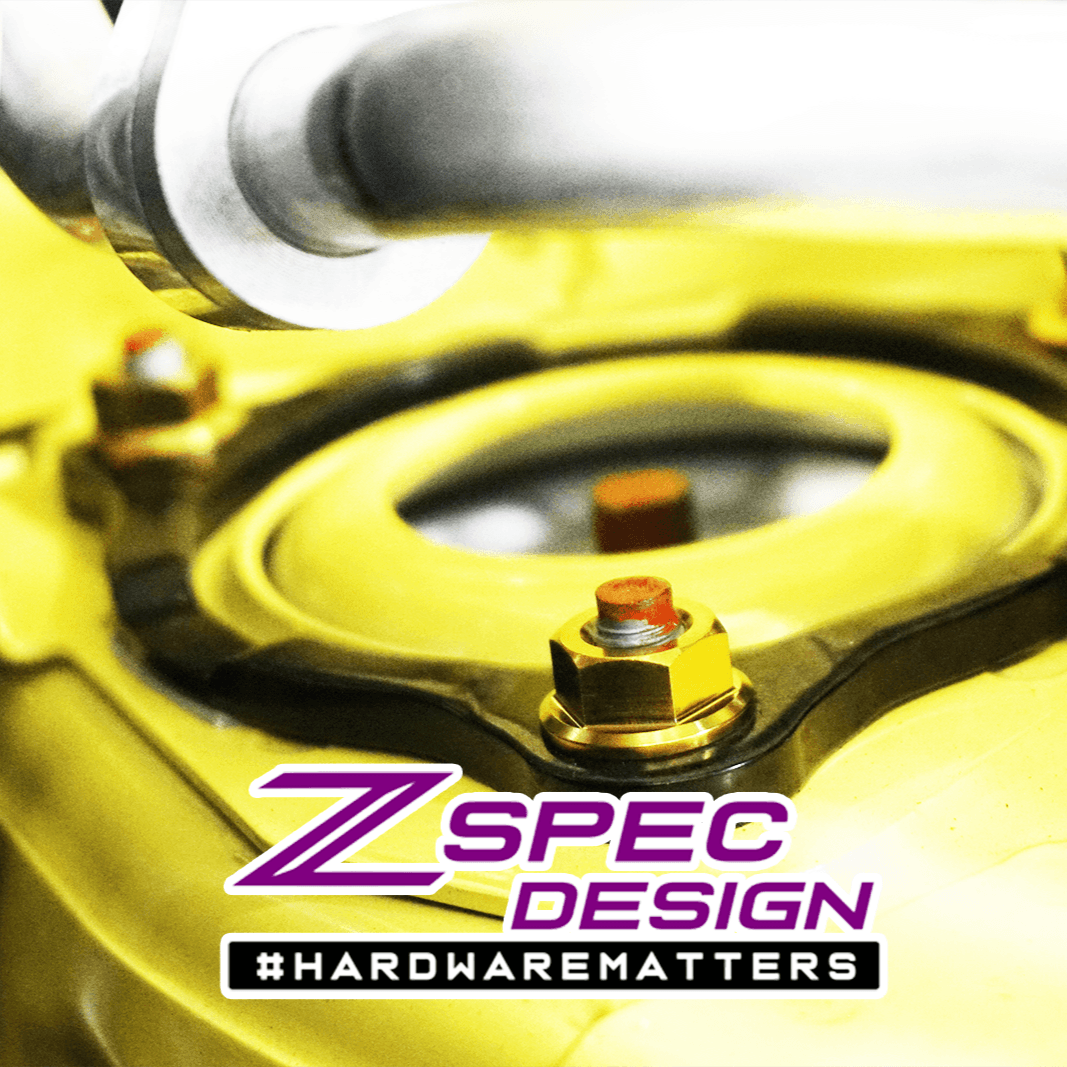 ZSPEC Shock Tower Nuts for Nissan 350z/G35/370z/G37/RZ34/Q, Grade-5 Titanium - ZSPEC Design LLC - Hardware Fasteners - 350z, 370z, g35, g37, nissan, shock tower, titanium - zspecdesign.com