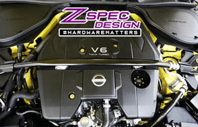 "Stage 1" All-Titanium Dress-Up Bolts(TM) Kit for Nissan Z RZ34 by ZSPEC - ZSPEC Design LLC - Hardware Fasteners - 400z, Fastener Kit, nissan, nissan z, RZ34, titanium - 