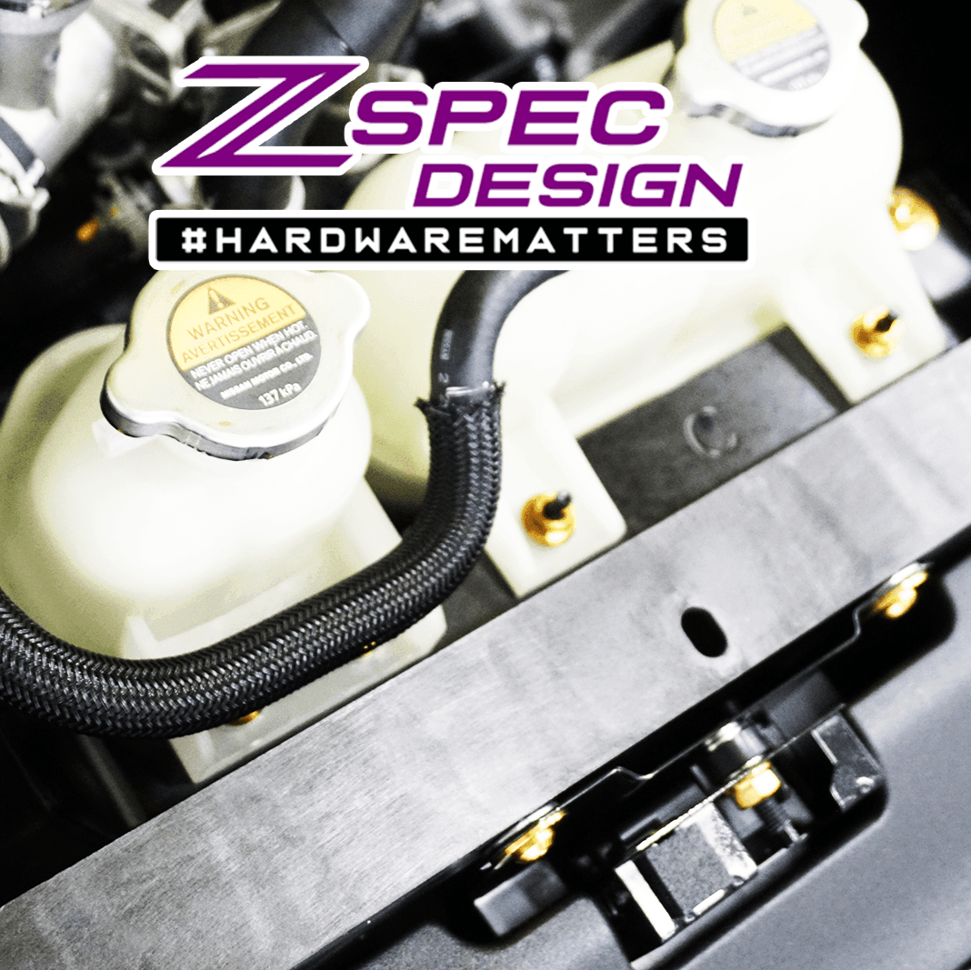 ZSPEC "Stage 2" Dress Up Bolts® Hardware Kit for Nissan Z RZ34, Titanium - ZSPEC Design LLC - Hardware Fasteners - 400z, Fastener Kit, nissan, nissanz, RZ34, stage 2, titanium - zspecdesign.com