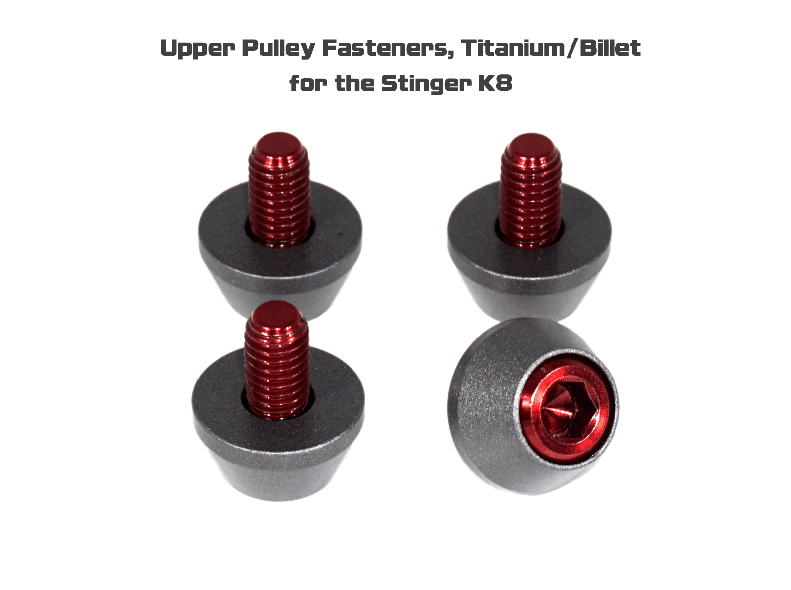 ZSPEC "Stage 3" Dress Up Bolts® Fastener Kit for '18+ Stinger GT, Titanium & Billet - ZSPEC Design LLC - Hardware Fasteners - Fastener Kit, gt, stage 3, stinger, titanium - zspecdesign.com