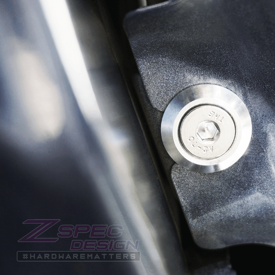 ZSPEC "Stage 1" Dress Up Bolts® Fastener Kit for '16-21 Subaru Legacy 3.6L, Stainless & Billet - ZSPEC Design LLC - Hardware Fasteners - Fastener Kit, stage 1, sti, subaru wrx, Washer Color - zspecdesign.com