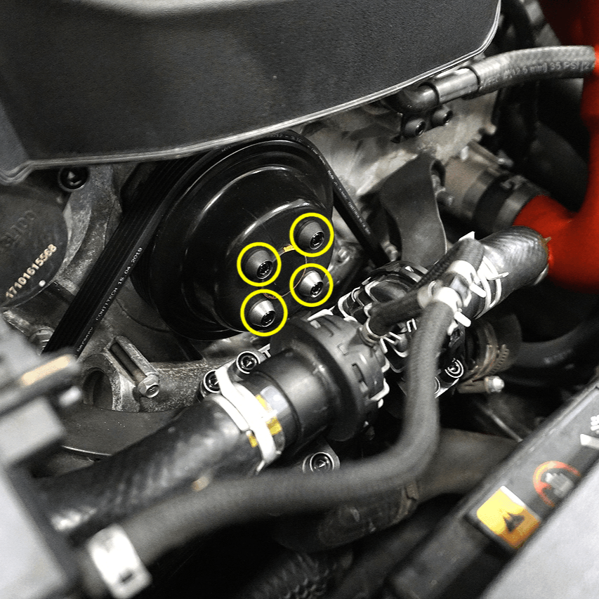 ZSPEC Upper-Pulley Fastener Kit for '18+ Stinger GT, Titanium & Billet - ZSPEC Design LLC - Hardware Fasteners - Fastener Kit, gt, stinger, titanium - zspecdesign.com
