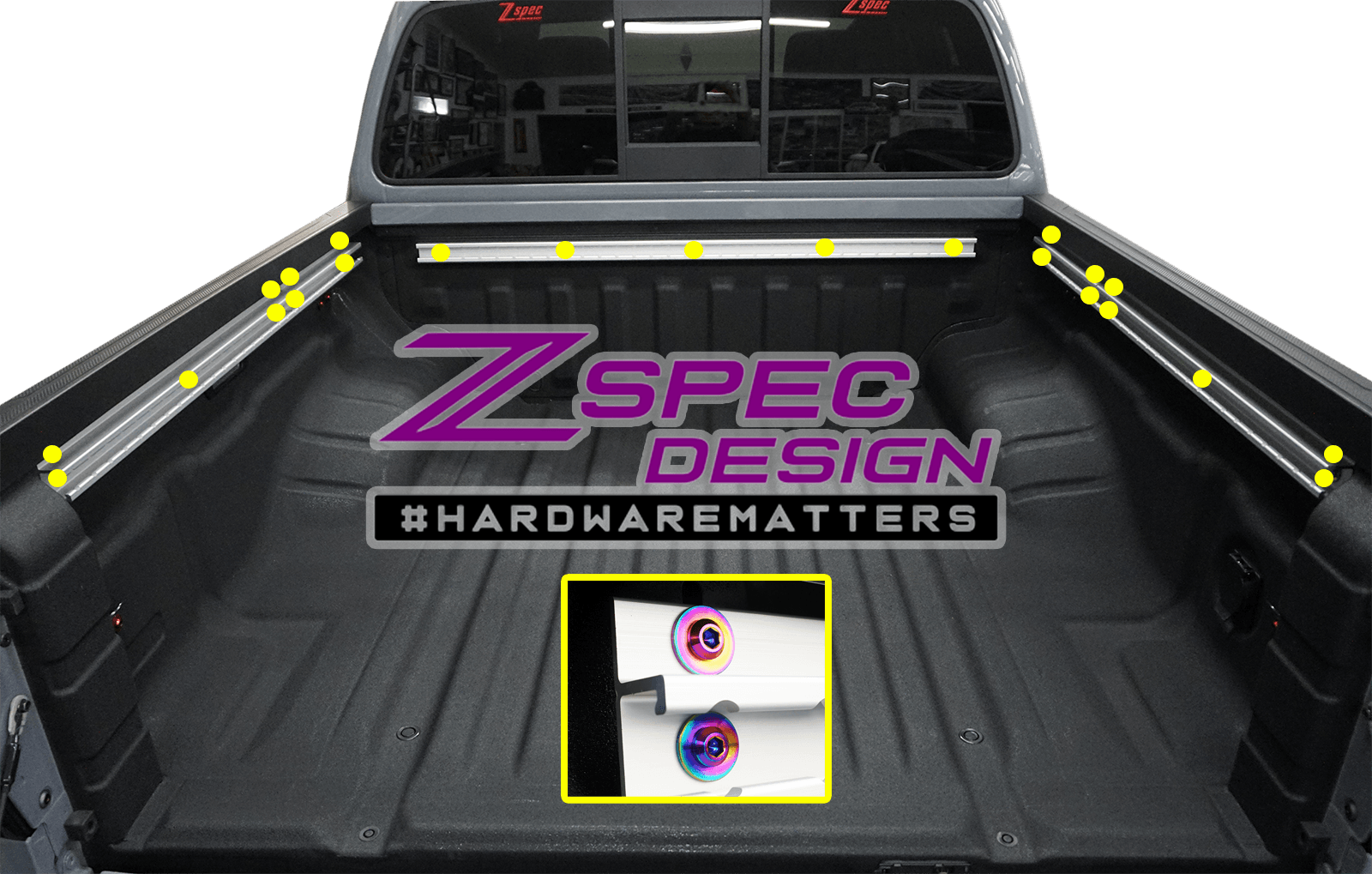 ZSPEC Utili-Track Fastener Kit '05+ Nissan Frontier D40/D41, Titanium  Keywords Upgrade Performance Modification Grade-5 Dress Up Bolts Hardware Car Show Ready Engine Bay Fenders Headlights  Brackets