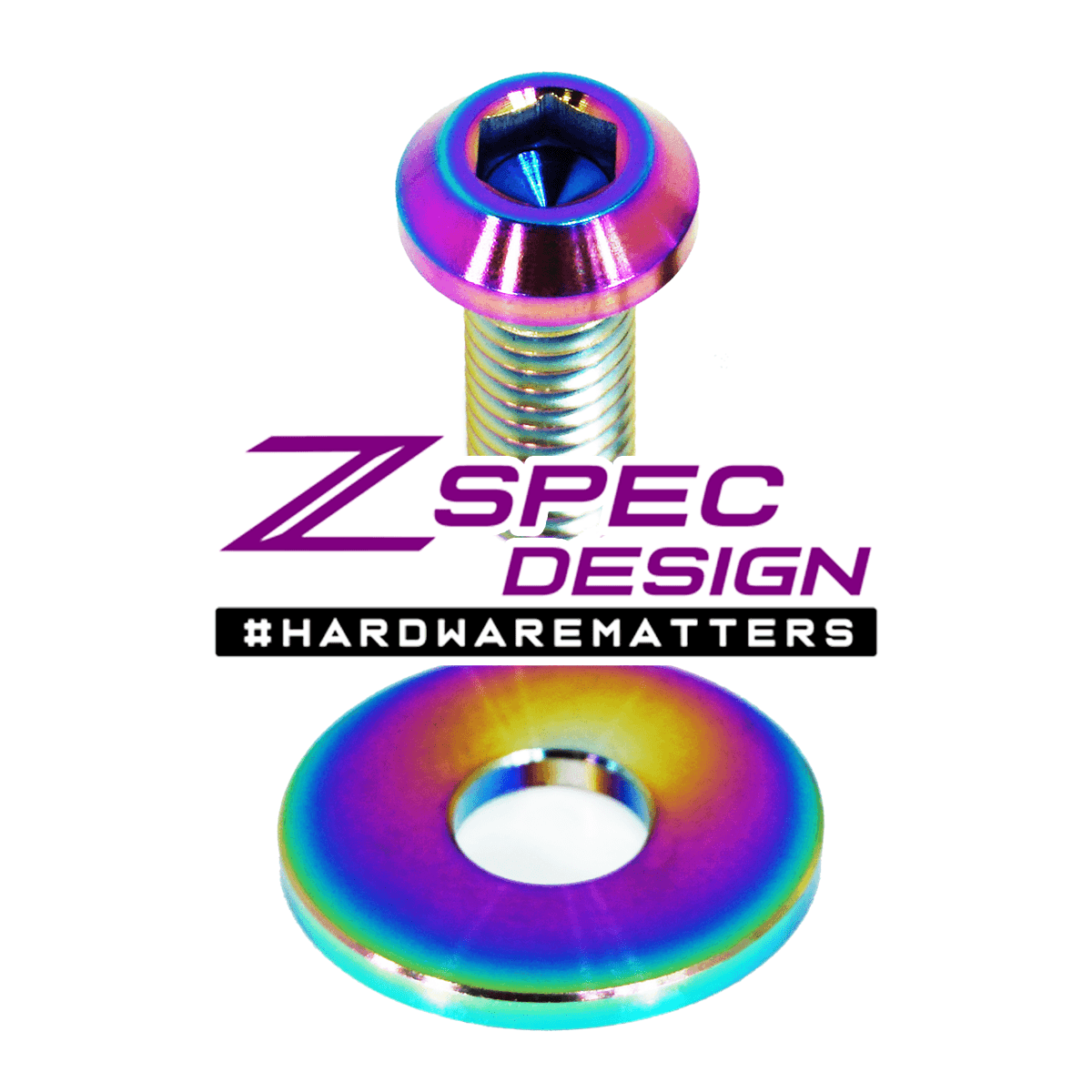 ZSPEC Utili-Track Fastener & Washer for '05+ Nissan Frontier D40/D41, Sold Per Each - ZSPEC Design LLC - Hardware Fasteners - 2022, d40, d41, Fastener Kit, frontier, nissan, pro-4x, Washer Color - zspecdesign.com