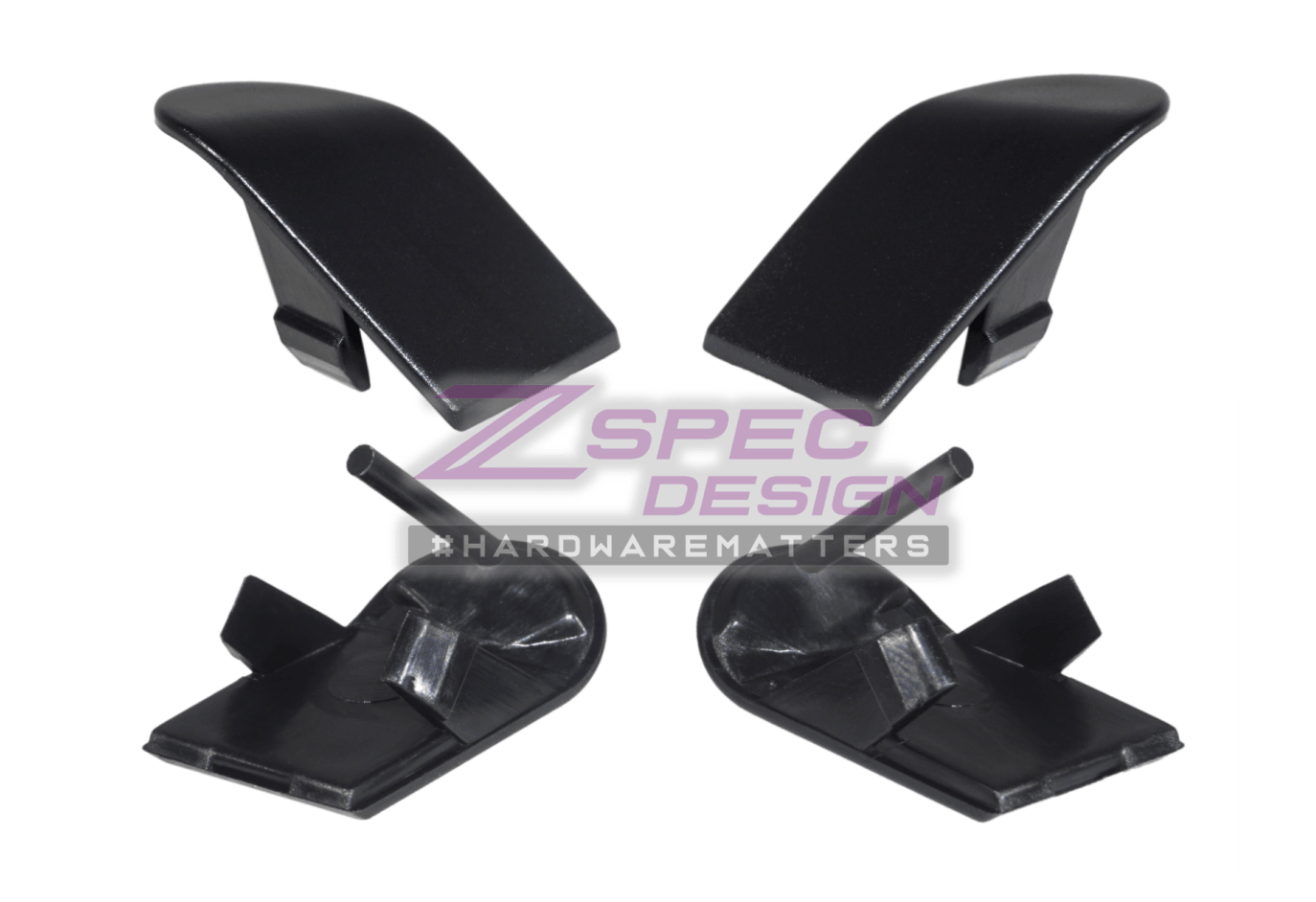 ZSPEC LHD Radio Bezel Top Screw Cover for '90-96 Nissan 300ZX, Left/Right Pair Single DIN Double DIN Dress Up Bolts Hardware 1990 1991 1992 1993 1994 1995 1996