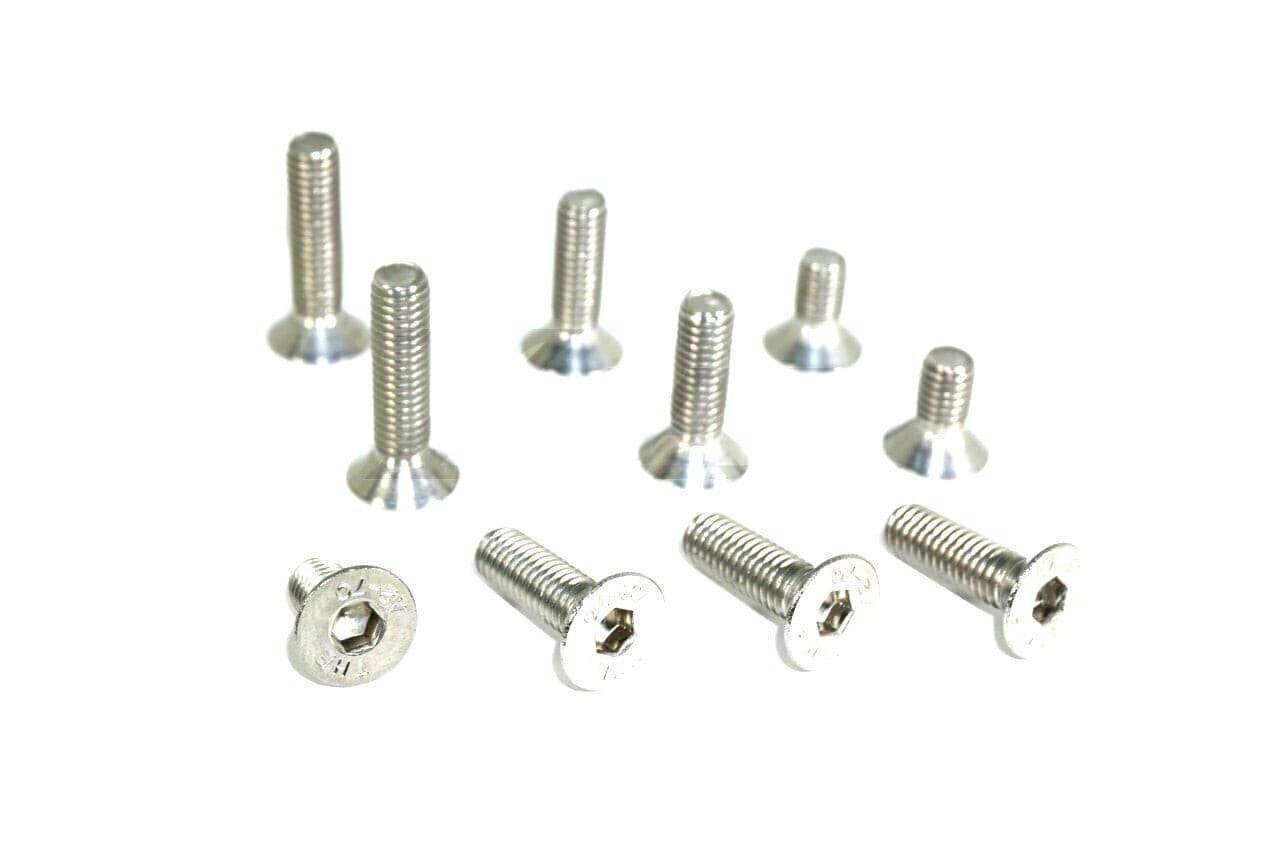 ZSPEC M8-1.25x16mm Flat-Head FHSC Fasteners, Stainless, 10-Pack - ZSPEC Design LLC - Hardware Fasteners - 10-pack, Dress Up Bolt, FHSC, m8, Stainless - zspecdesign.com