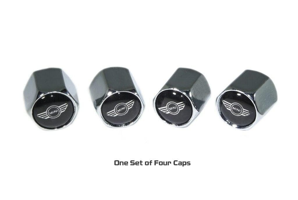 Chrome Valve Stem Tire Caps, Style: Mini - ZSPEC Design LLC - Hardware Fasteners - cap, cooper, mini, tire - zspecdesign.com