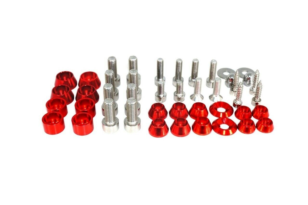 ZSPEC Trunk-Area Fastener Kit for '07-13 Mitsubishi Lancer EVO 10, Stainless & Billet - ZSPEC Design LLC - Hardware Fasteners - EVO 10, Fastener Kit, lancer, mistubishi, Washer Color - zspecdesign.com