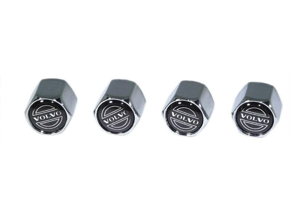 Chrome Valve Stem Tire Caps, Style: Volvo - ZSPEC Design LLC - Hardware Fasteners - cap, tire, volvo - zspecdesign.com