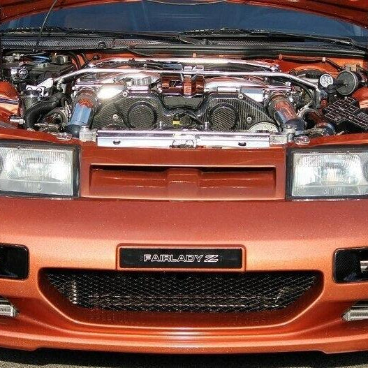 ZSPEC Front Bumper Plate for the JSPEC '90-99 Nissan Z32 300zx Fascia, Powder-Coated Billet - ZSPEC Design LLC - Vehicle Parts & Accessories - 300zx, accessory, bumper, jspec, nissan, plate, z32 - zspecdesign.com