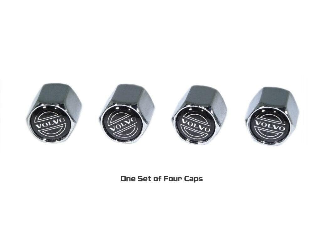 Chrome Valve Stem Tire Caps, Style: Volvo - ZSPEC Design LLC - Hardware Fasteners - cap, tire, volvo - zspecdesign.com