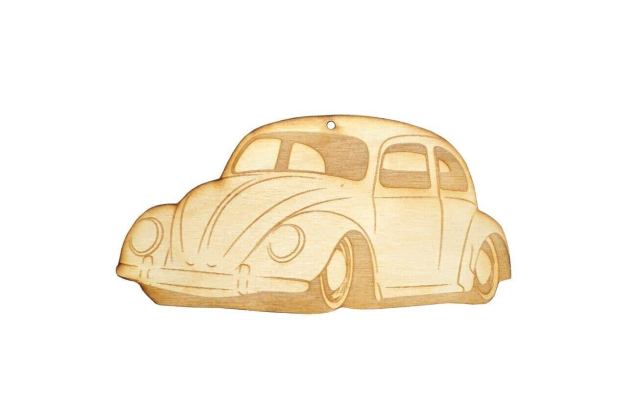 ZSPEC Laser-Engraved Birch Ornament, Style: VW Classic Beetle/Bug, ~5-inch Wide - ZSPEC Design LLC - Holiday Ornaments - beetle, bug, holiday, lifestyle, ornament, VW - zspecdesign.com