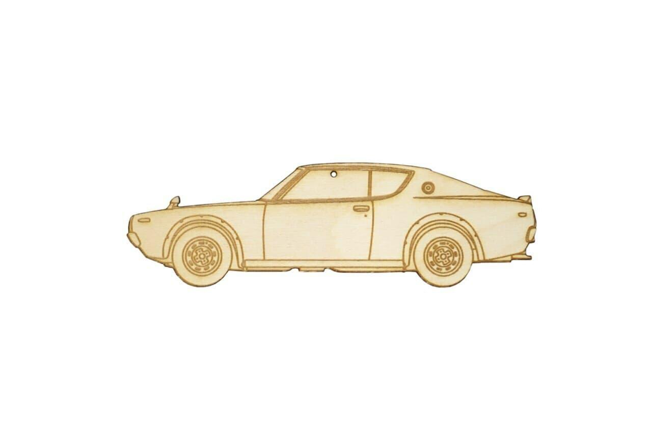 ZSPEC Laser-Engraved Wood Ornament, Style: Nissan KPGC110 GTR, Birch - ZSPEC Design LLC - Holiday Ornaments - GTR, holiday, KPGC110, nismo, Nissan, ornament - zspecdesign.com