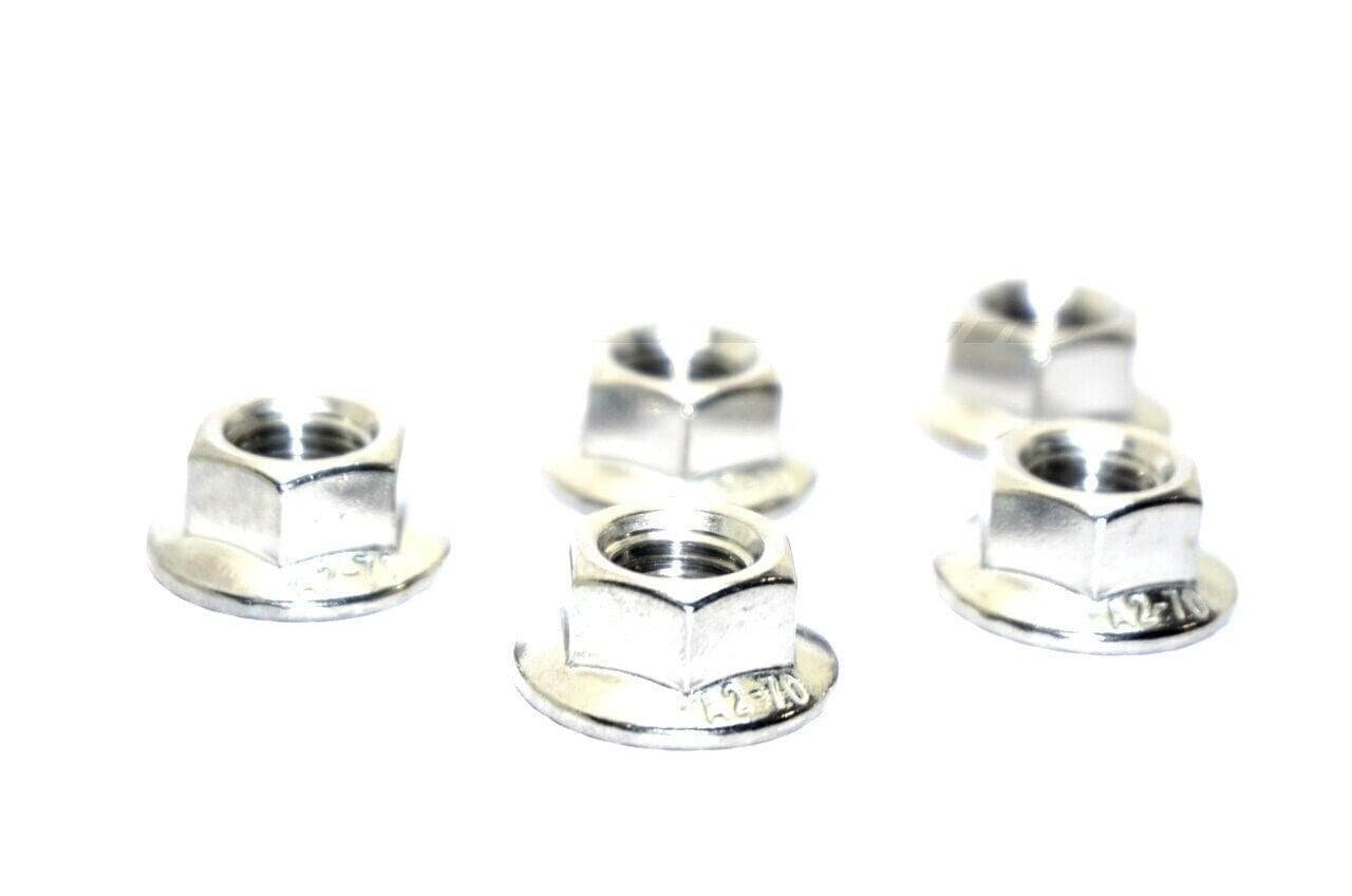 ZSPEC M10-1.25 Metric Flare Nuts, SUS304 Stainless Steel, 10-Pack - ZSPEC Design LLC - Hardware Fasteners - 10-pack, flare, m10, nut, Stainless - zspecdesign.com