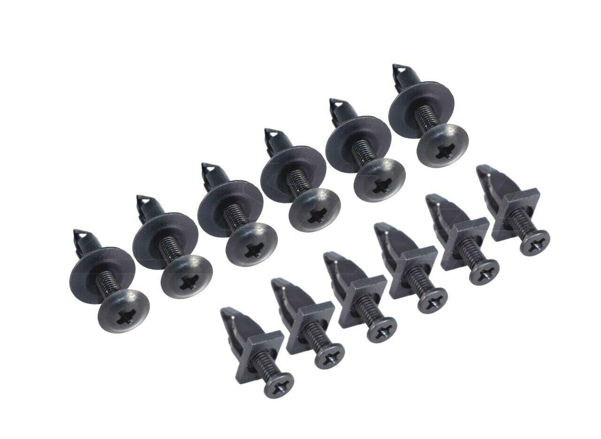 ZSPEC OEM-Style Cowl/Scuttle Panel Plastic Clip, Smaller, Nissan 300zx Z32  Merchandise Upgrade Performance Exterior Interior Cap Plug Dress Up Bolts Reproduction Plastic Screw Cover Finisher Black