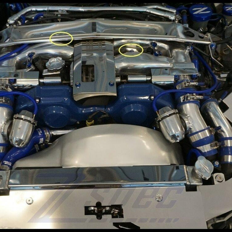 ZSPEC Intake Valve Cover Wire Covers for '90-99 Nissan Z32 300zx, Stainless - ZSPEC Design LLC - Hardware Fasteners - 300zx, Covers, Intake, nissan, z32 - zspecdesign.com