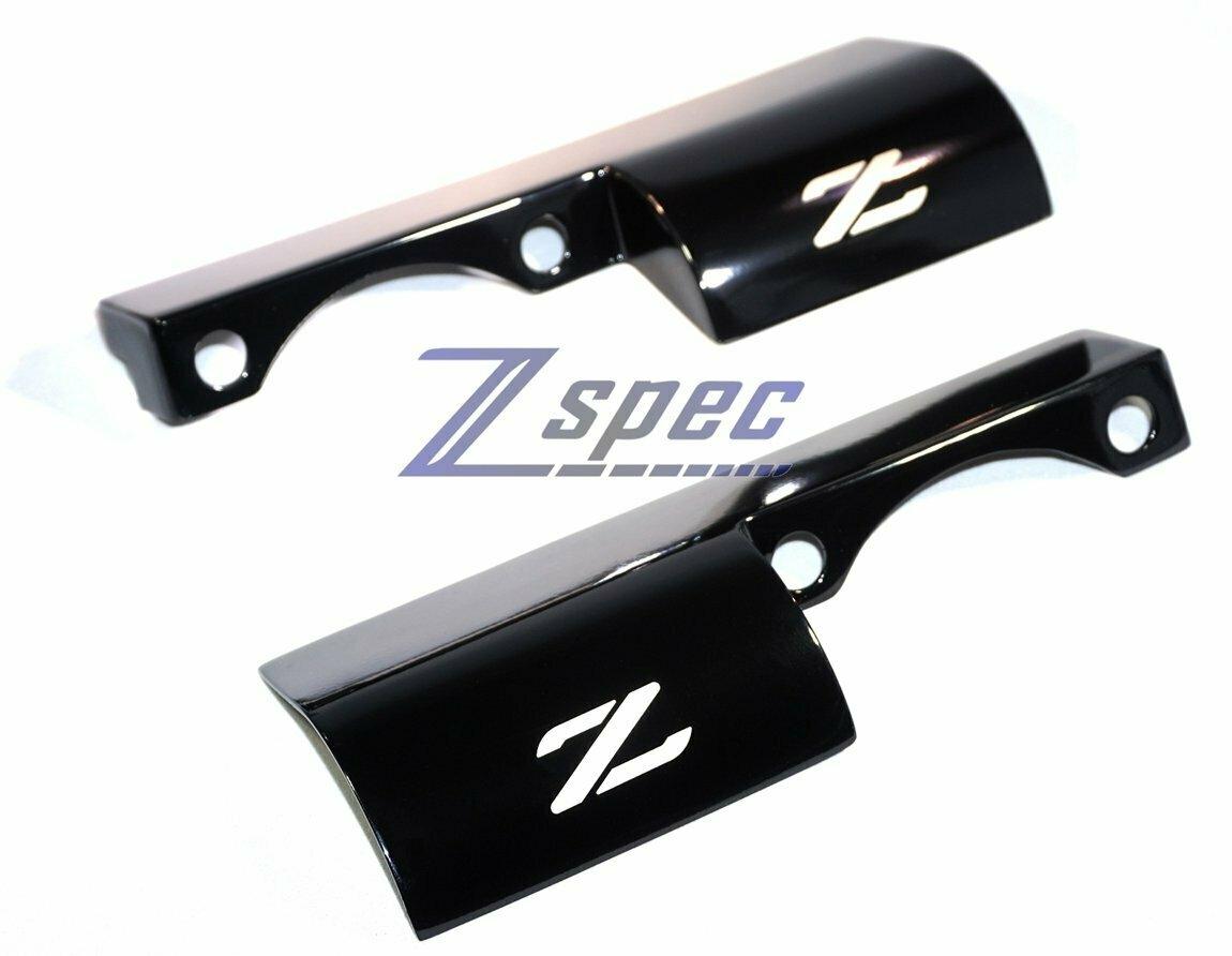 ZSPEC Black w/Z Throttle Spring Covers for '90-93 Nissan Z32 300zx Early Plenums, Stainless - ZSPEC Design LLC - Hardware Fasteners - 300zx, nissan, throttle, z32 - zspecdesign.com