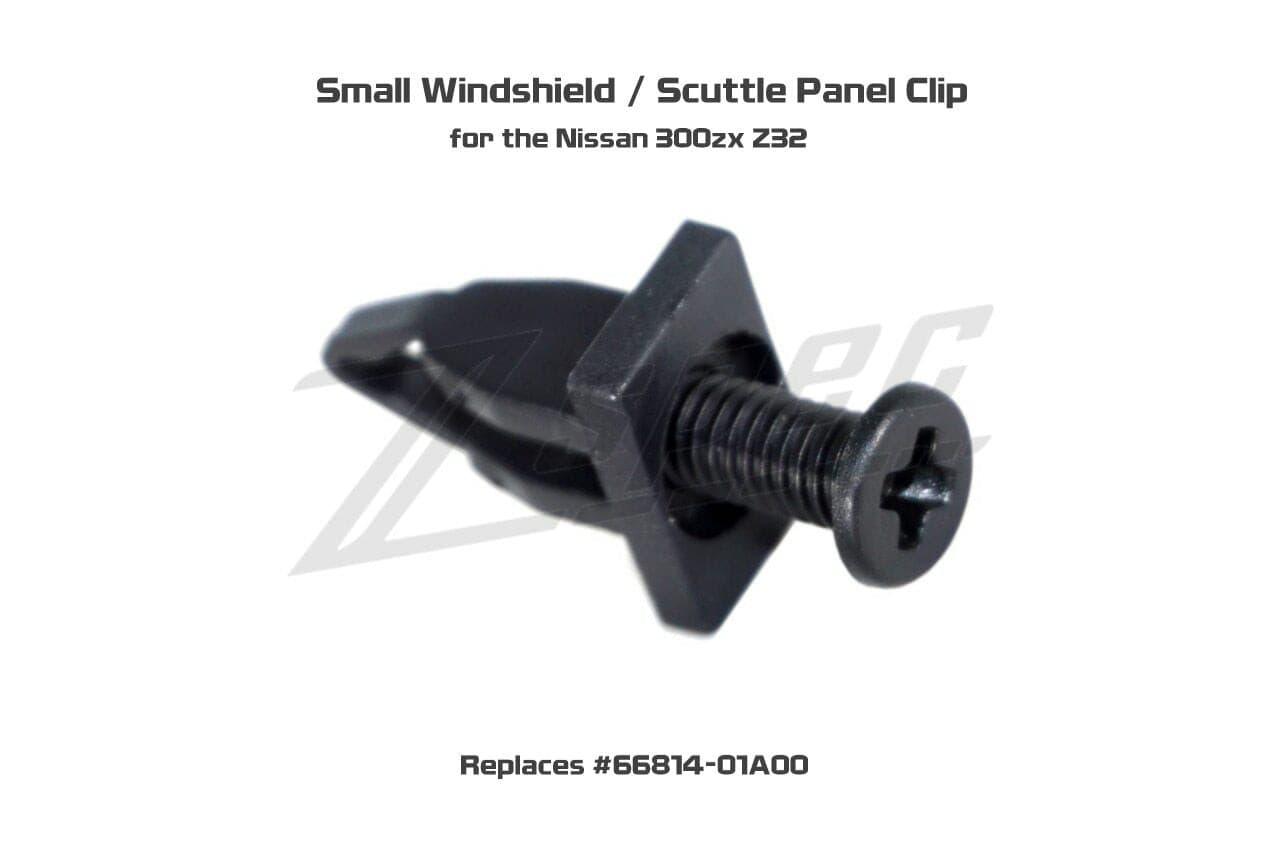 ZSPEC OEM-Style Cowl/Scuttle Panel Plastic Clip, Smaller, for '90-96 Nissan 300zx - ZSPEC Design LLC - Hardware Fasteners - 300zx, cowl, nissan, OEM, z32 - zspecdesign.com