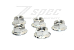 M6-1.0 Metric Flare Nuts, SUS304 Stainless, 10-Pack Dress Up Bolt Stainless Steel SUS304 Silver Socket Cap Head FHSC SHSC Hardware