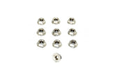 M3 Metric Flare Nuts, Stainless SUS304, 10-Pack Dress Up Bolt Stainless Steel SUS304 Silver Socket Cap Head FHSC SHSC Hardware